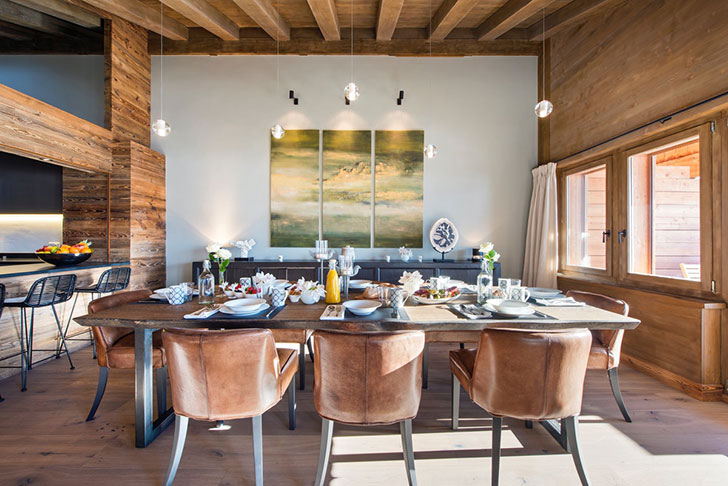 瑞士阿尔卑斯山全景木屋，自然与现代的完美融合-5