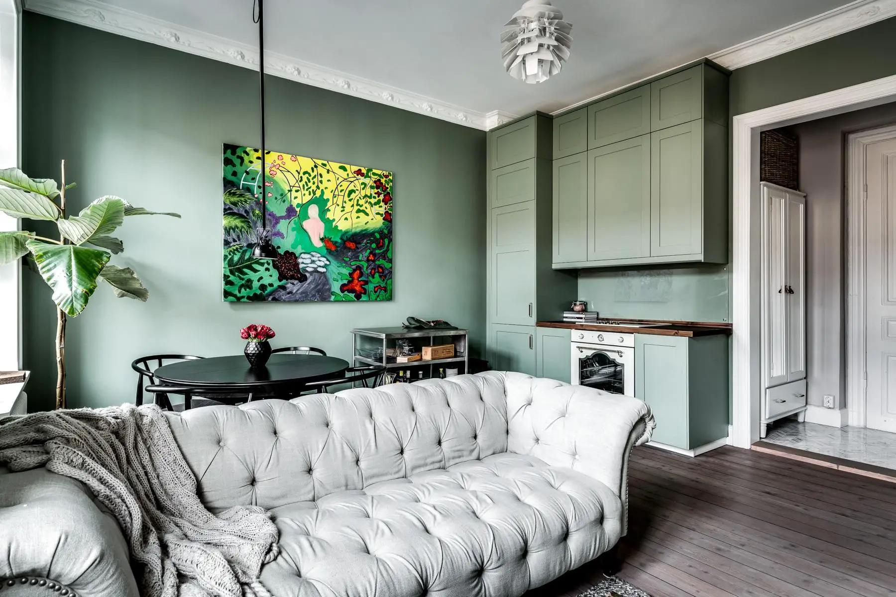 绿意盎然的水墨空间-11