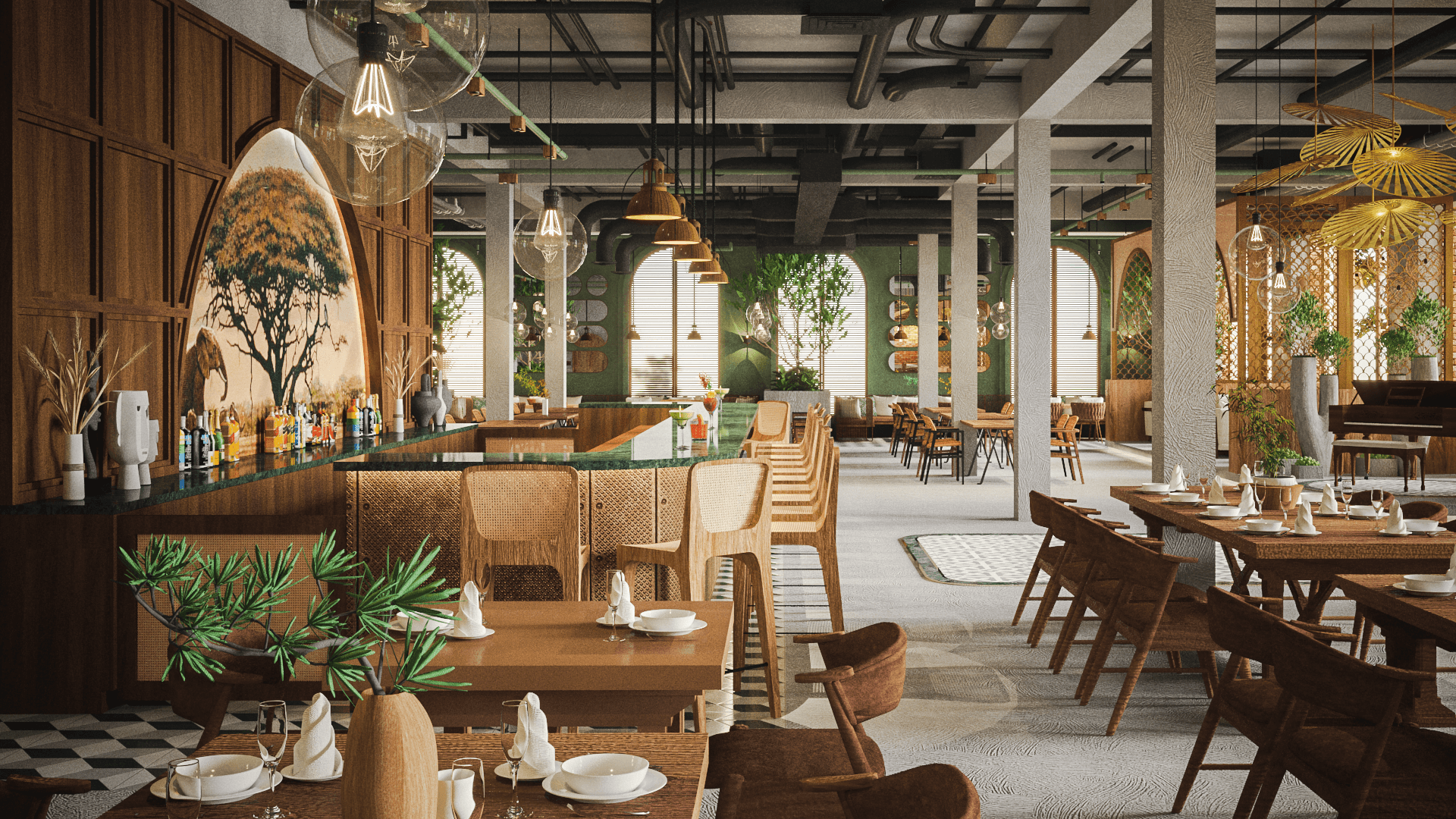 Sea Forest 餐厅丨柬埔寨蒙多基里丨The 3 Design by R&K-11