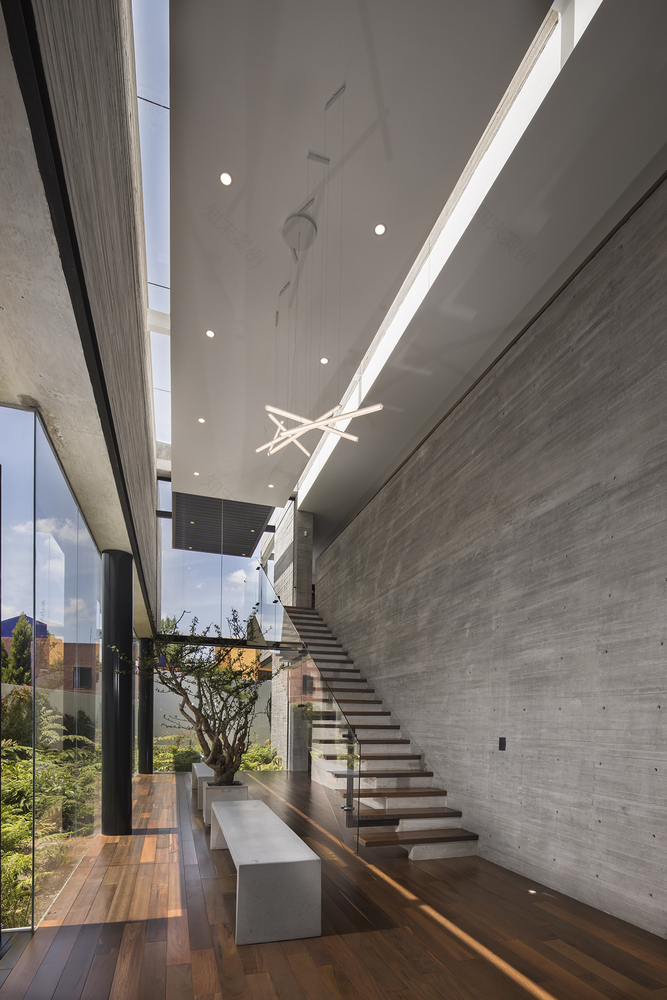 墨西哥 Casa Puebla 现代住宅 | 融入自然的室内生活-49