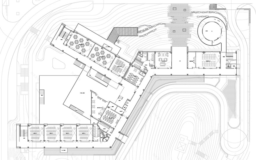 吉首中驰·湘郡礼德学校丨中国湘西丨山东建筑大学建筑城规学院象外营造工作室-78