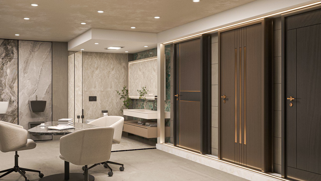 Ceramic exhibition design 材料展厅-3