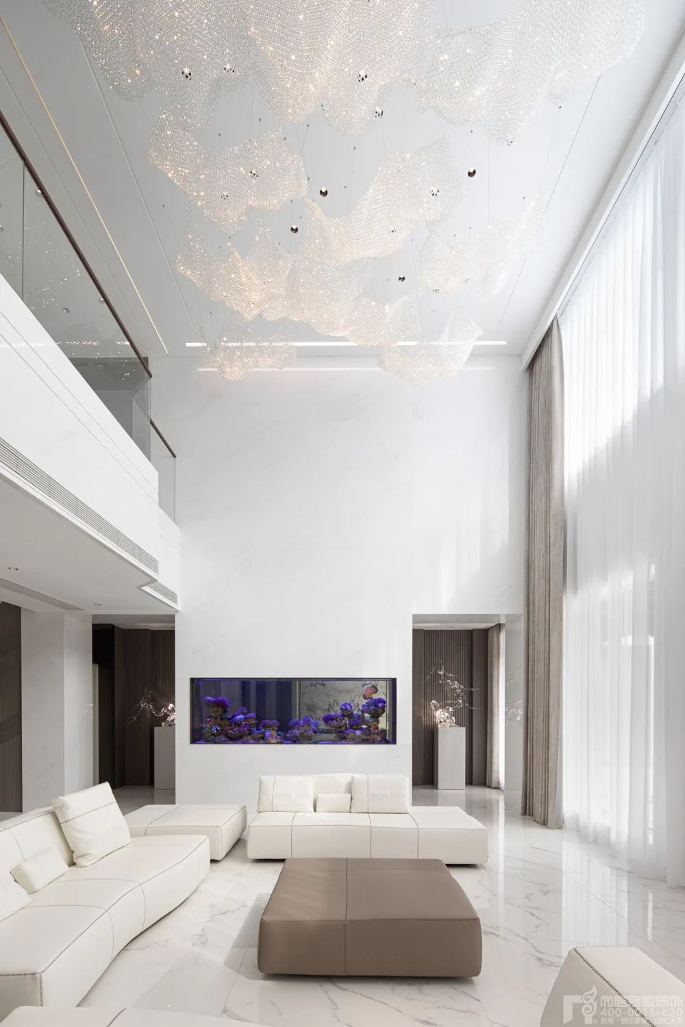 1250㎡现代奢华别墅设计丨尚层别墅装饰-8