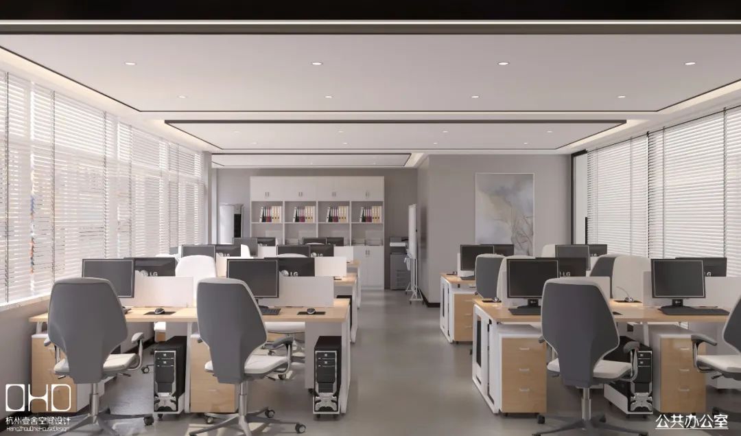 壹舍设计 | 面包树二号楼极致简约办公空间-33