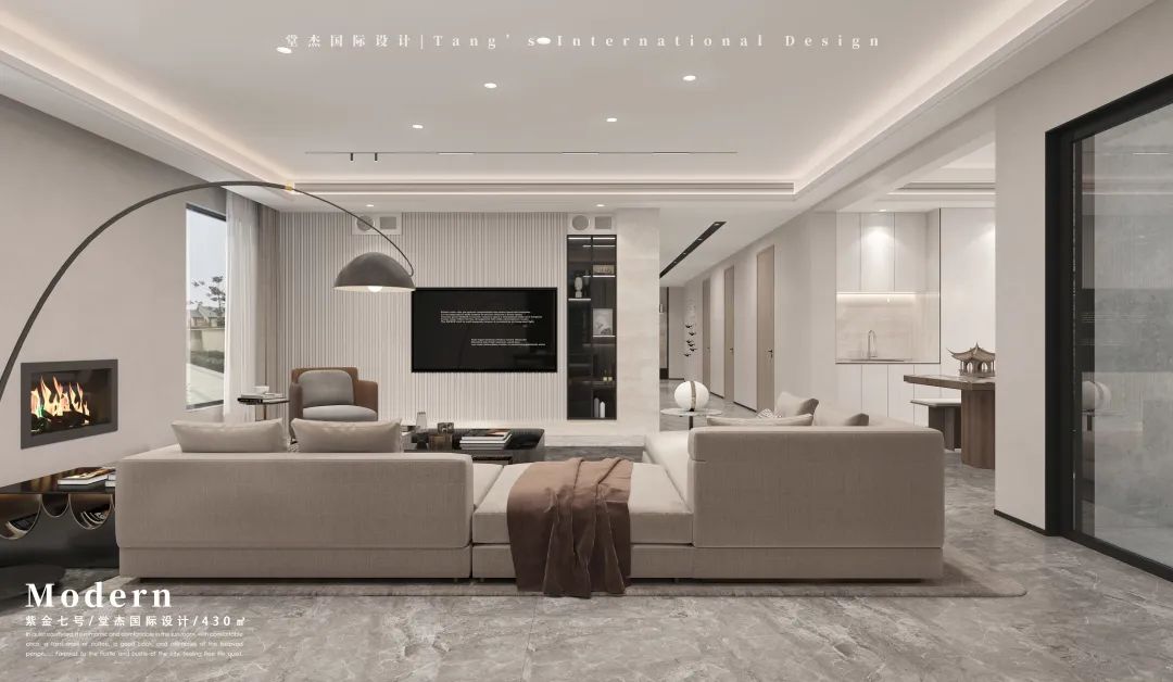 现代高级感 · 紫金七号 430㎡别墅设计丨中国南京丨堂杰国际设计-15