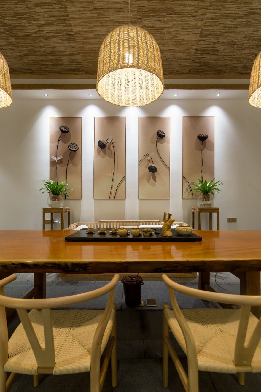 水墨江南韵 · 金墨斗装饰茶室设计-13