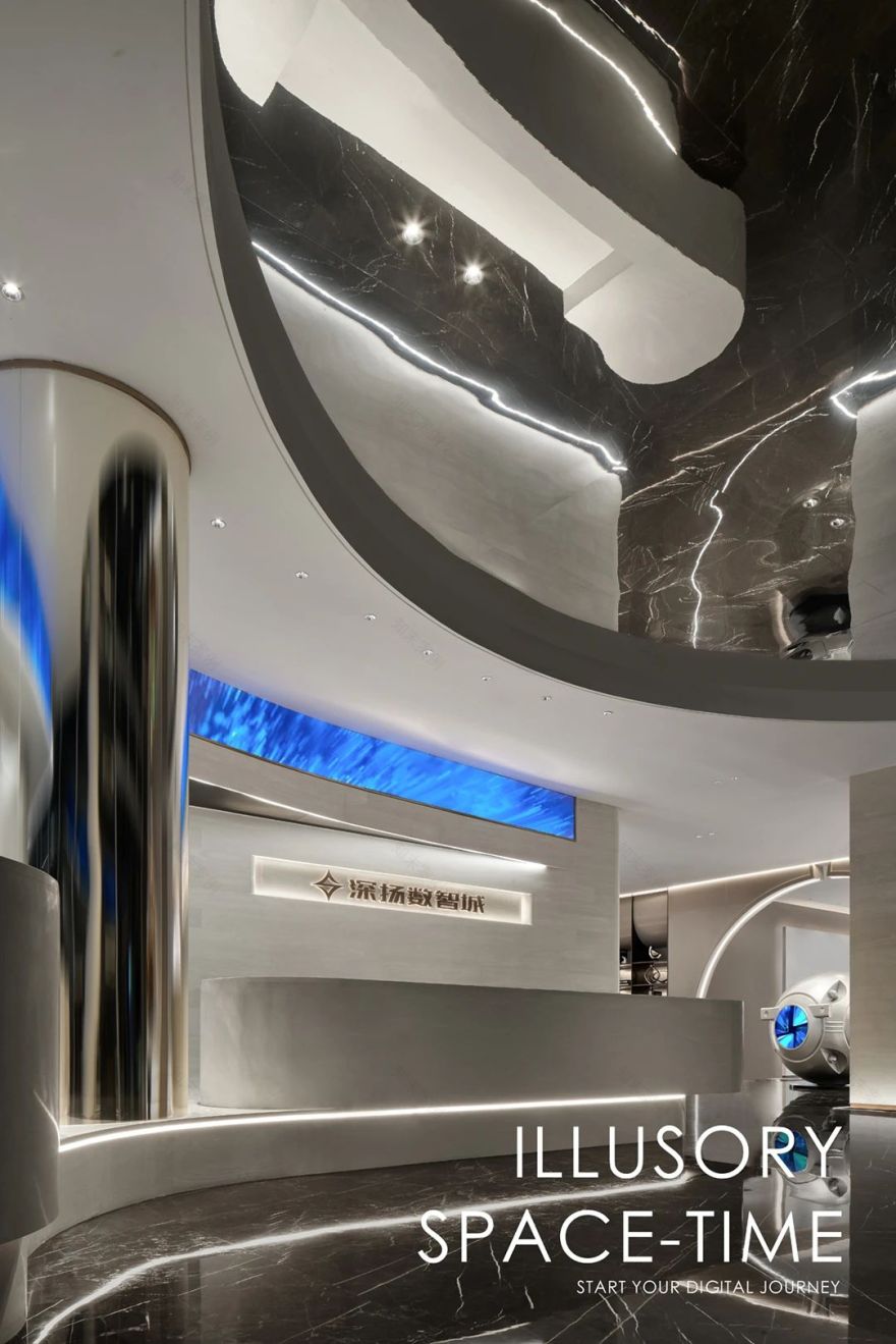 深扬数智城营销中心丨中国扬州丨安星盛堂设计-37