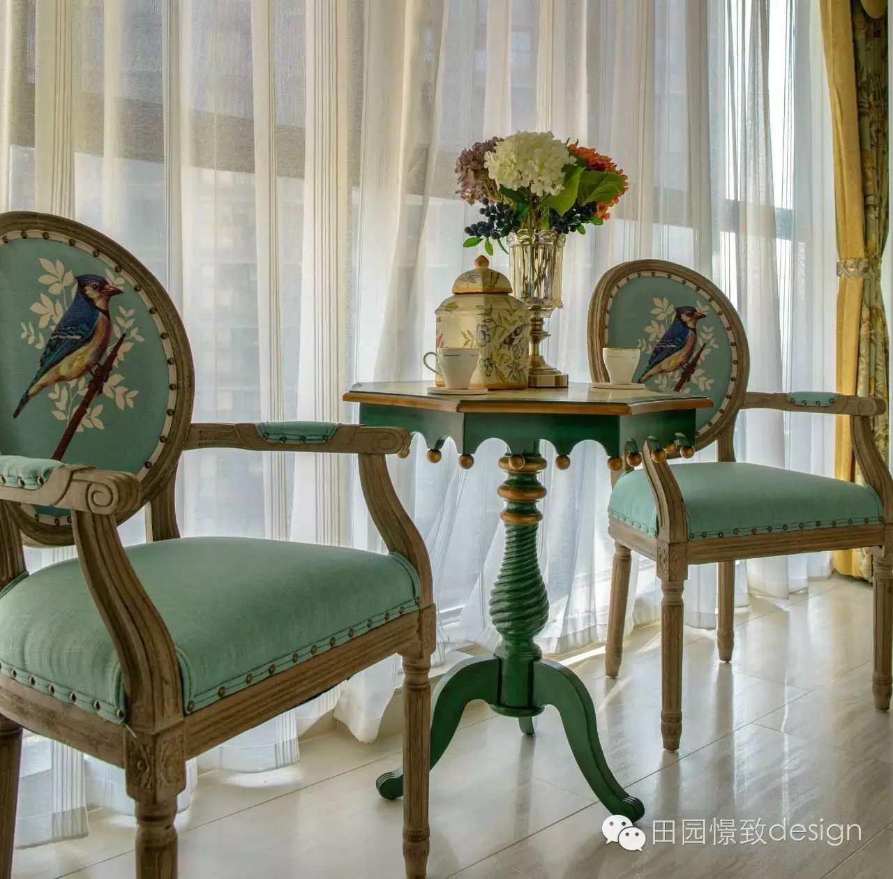 德阳棕榈美式混搭家居，温柔浪漫的空间艺术-36