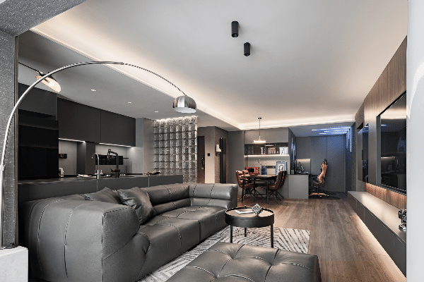 暗黑电竞房 · 北京丰台新婚夫妻酷炫空间丨中国北京-30