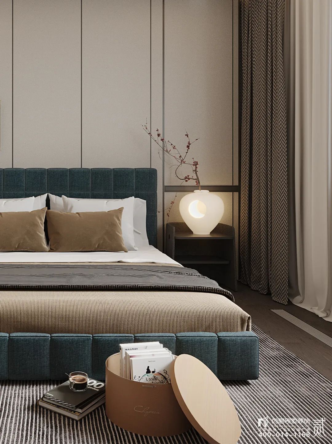 中国府 x 尚层作品 | 90后帅哥独享的178㎡现代大平层，用软装为家注入灵魂！-33