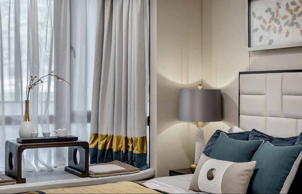 融汇·现代中式样板间  品川设计-品悦公装-19