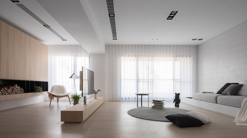 原木现代简约,治愈系私宅-2