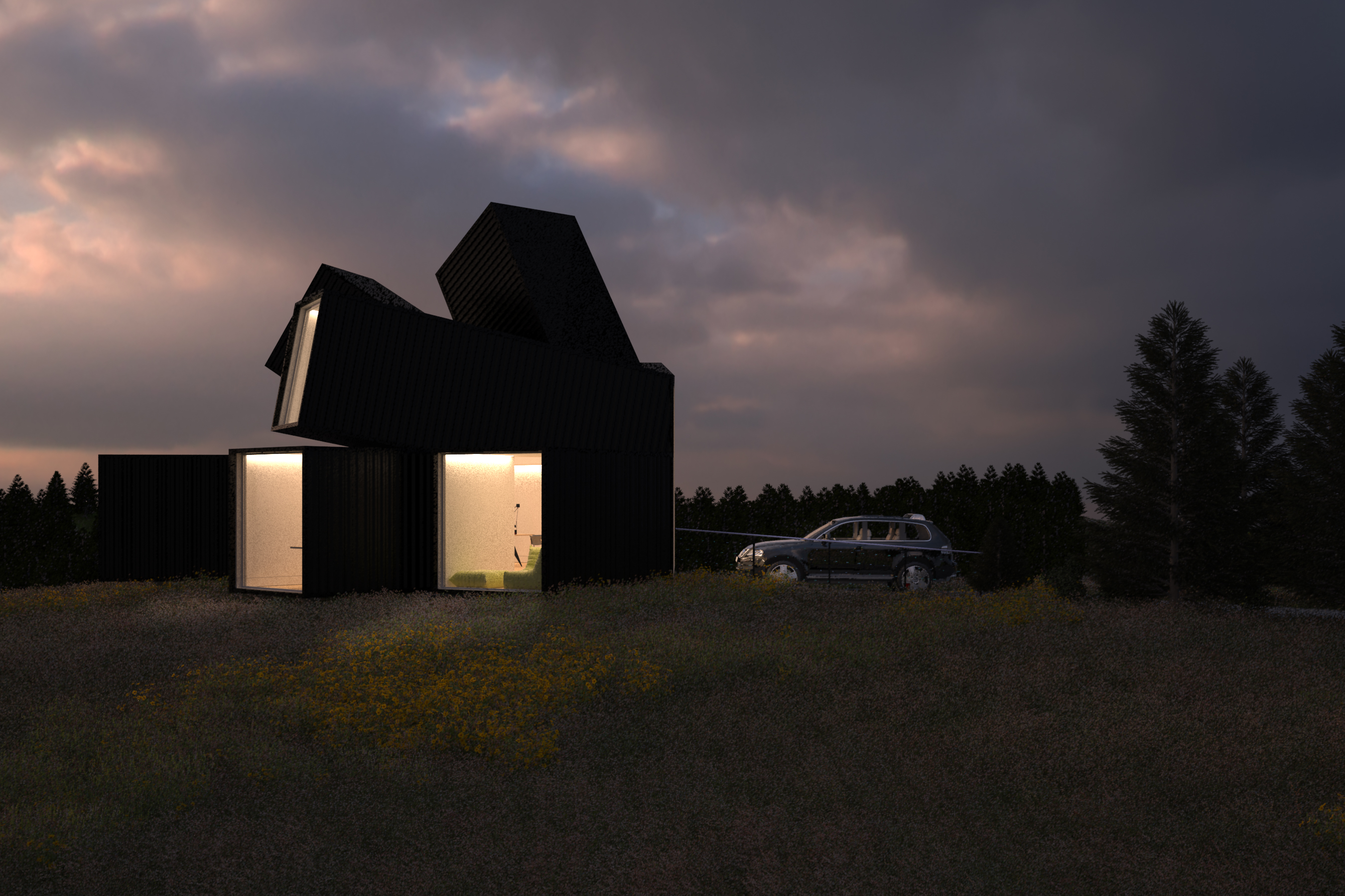 德国黑森林里的集装箱办公室-15