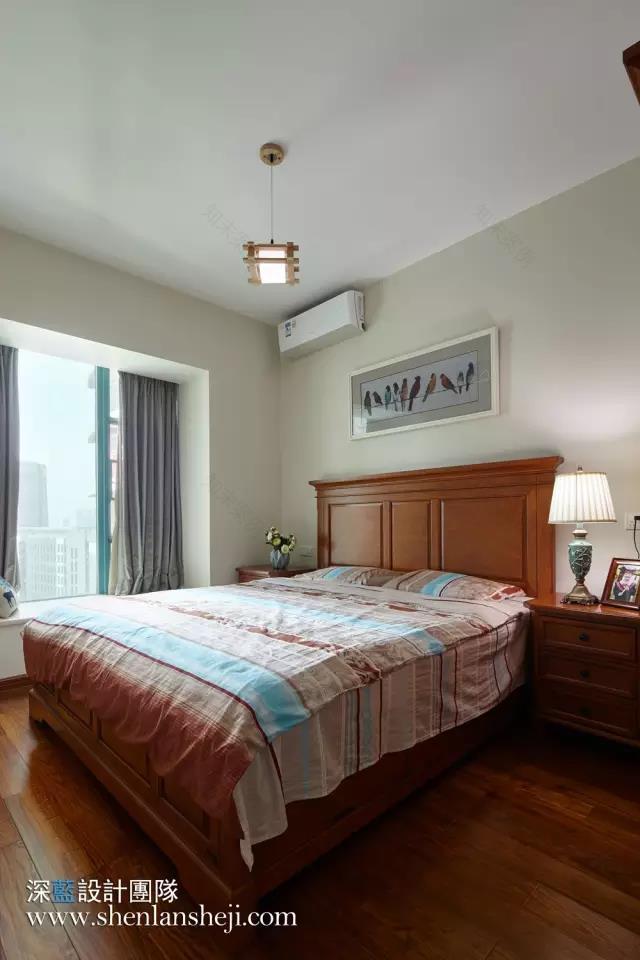 夏日抹茶——120㎡简约美式小清新-52