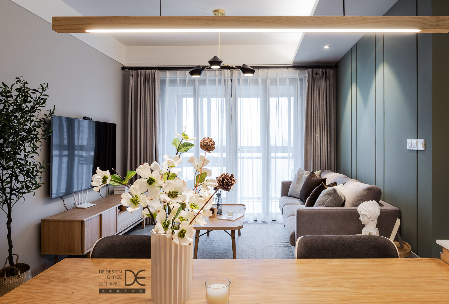 拆出幸福空间 | 84㎡北欧混搭风居室-1