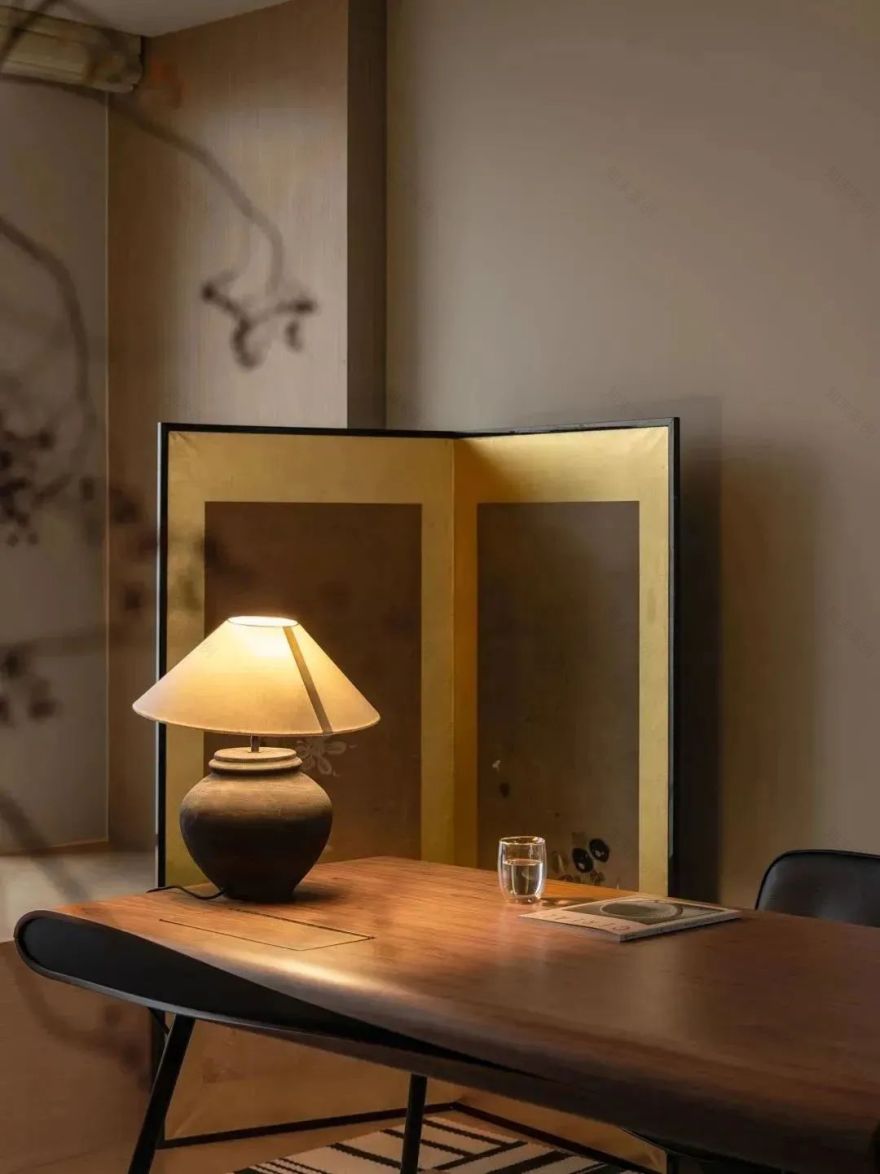 栢悦公馆侘寂风格设计丨黑白灰空间设计-40