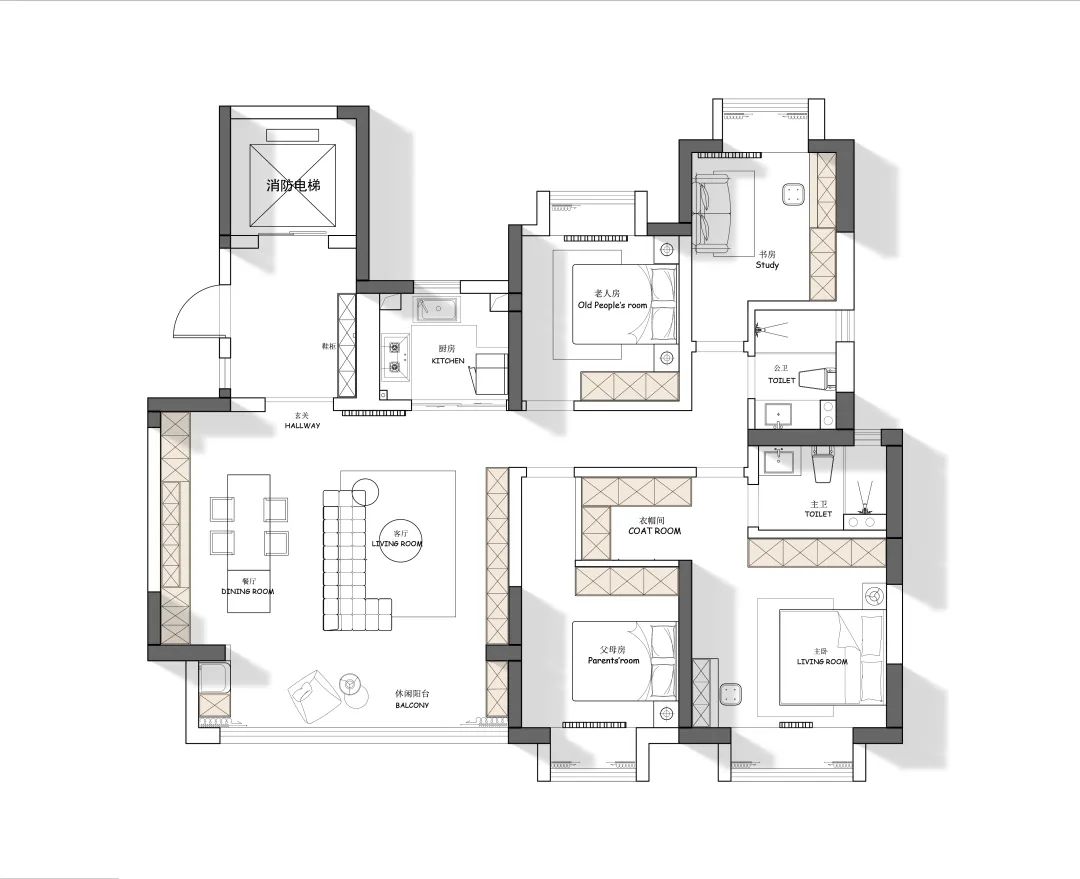 岁月之家 · 温馨舒适的精装微改设计丨有思家居-16