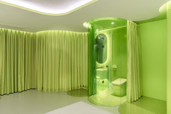 首尔 Lime Flavor boutique 酒店套房——绿色泡泡的灵动空间-23