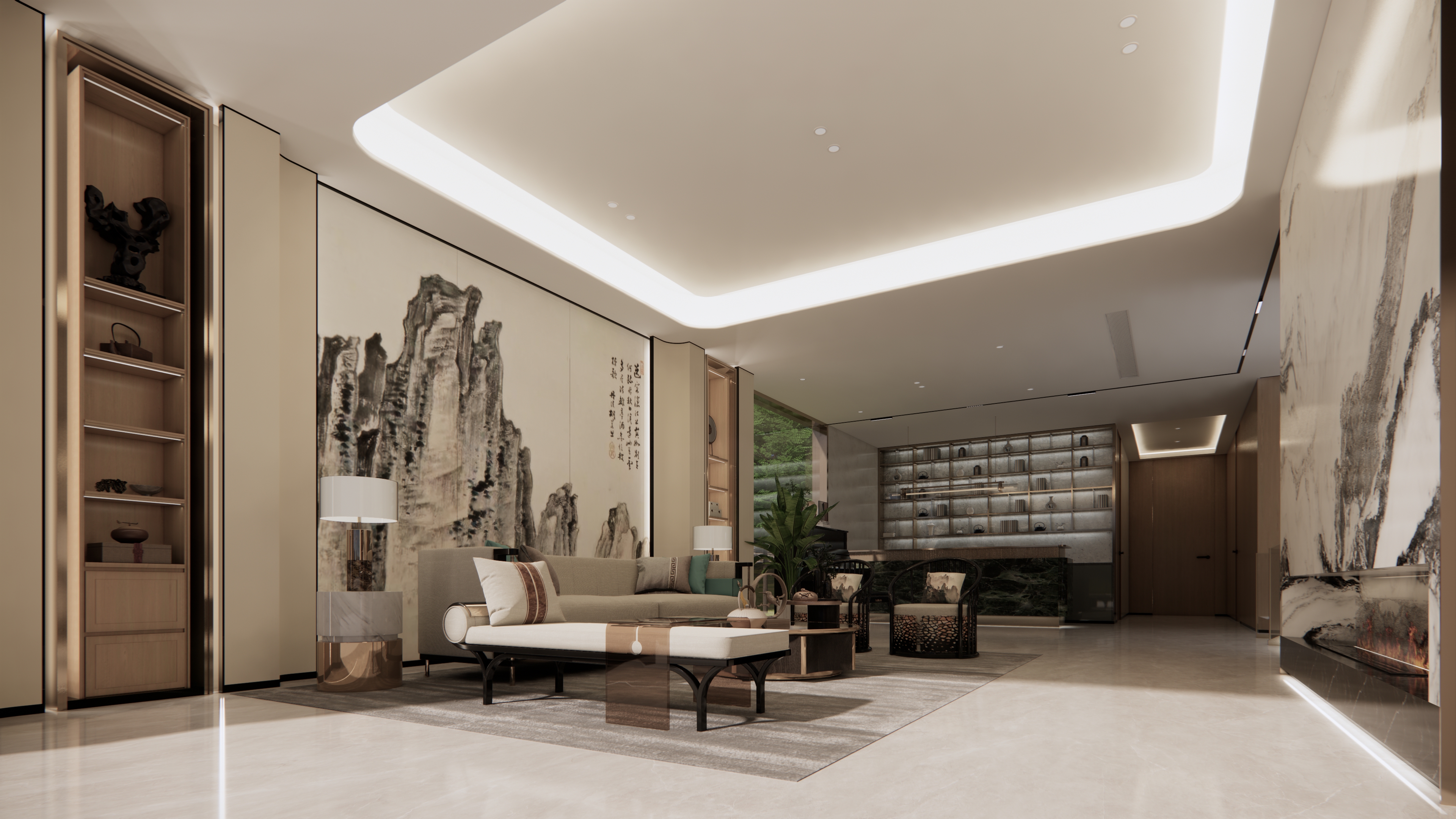 石湖湾现代中式别墅-0