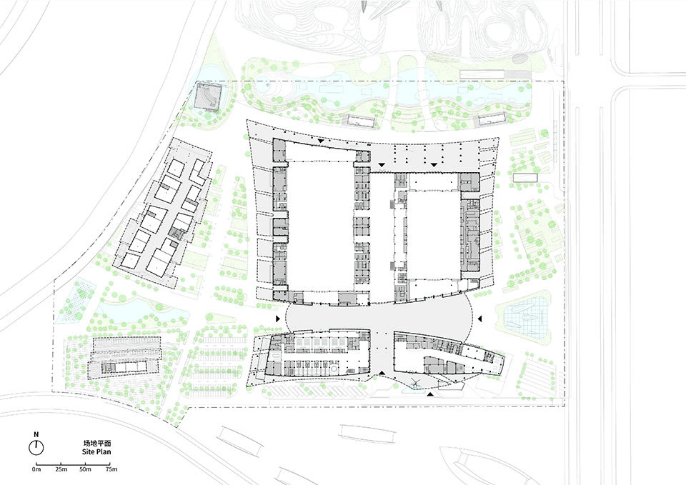 安吉国际会展中心丨中国湖州丨法何斐德,启迪,公和,ACD艺城等公司-74
