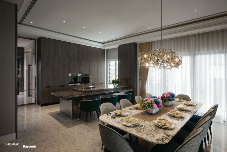 新古典豪邸梦,精工板材设计展现无遗-22