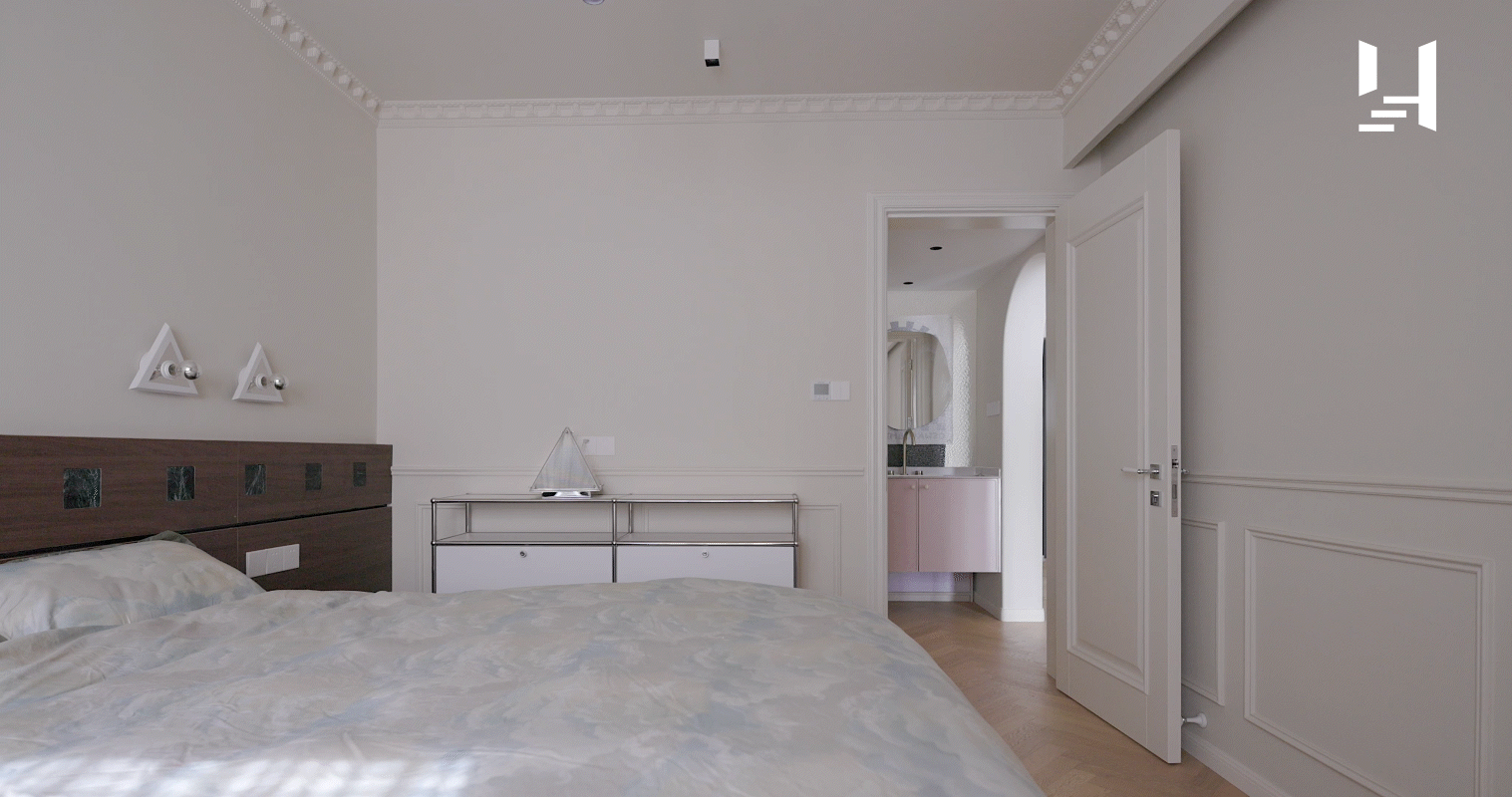 研己实景 · 113㎡法式家的新玩法丨中国芜湖丨研己设计-49