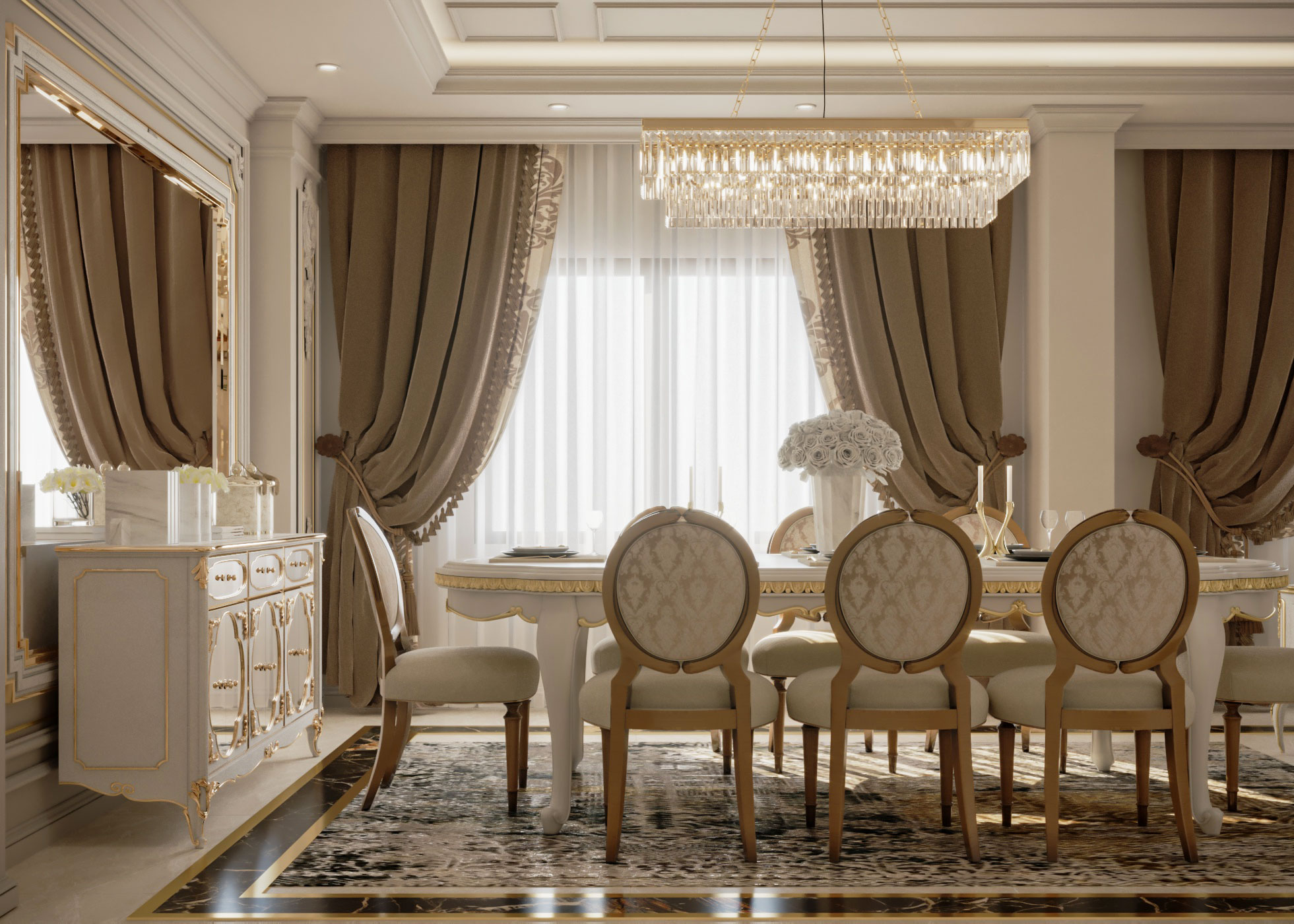 接待设计经典风格丨埃及丨Archtonica 设计工作室-10