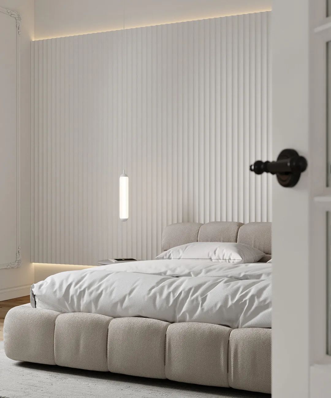 纯白极简公寓丨Shamil Kalimulaev-40