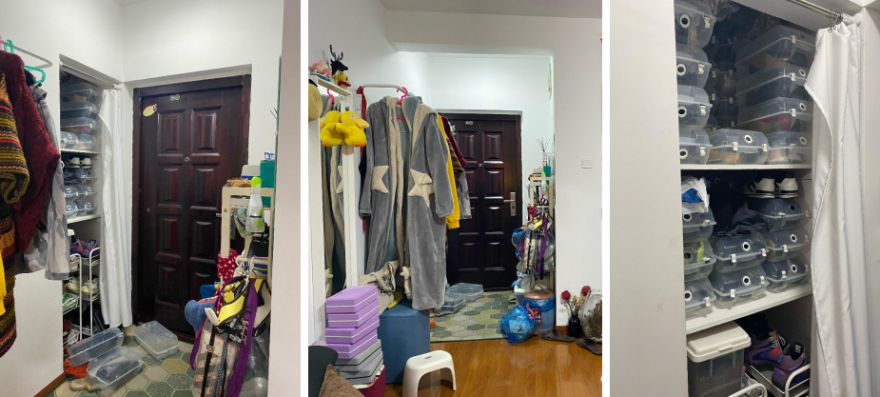 "断舍离"并非唯一出路,设计师详解 97㎡两室一厅收纳空间-25