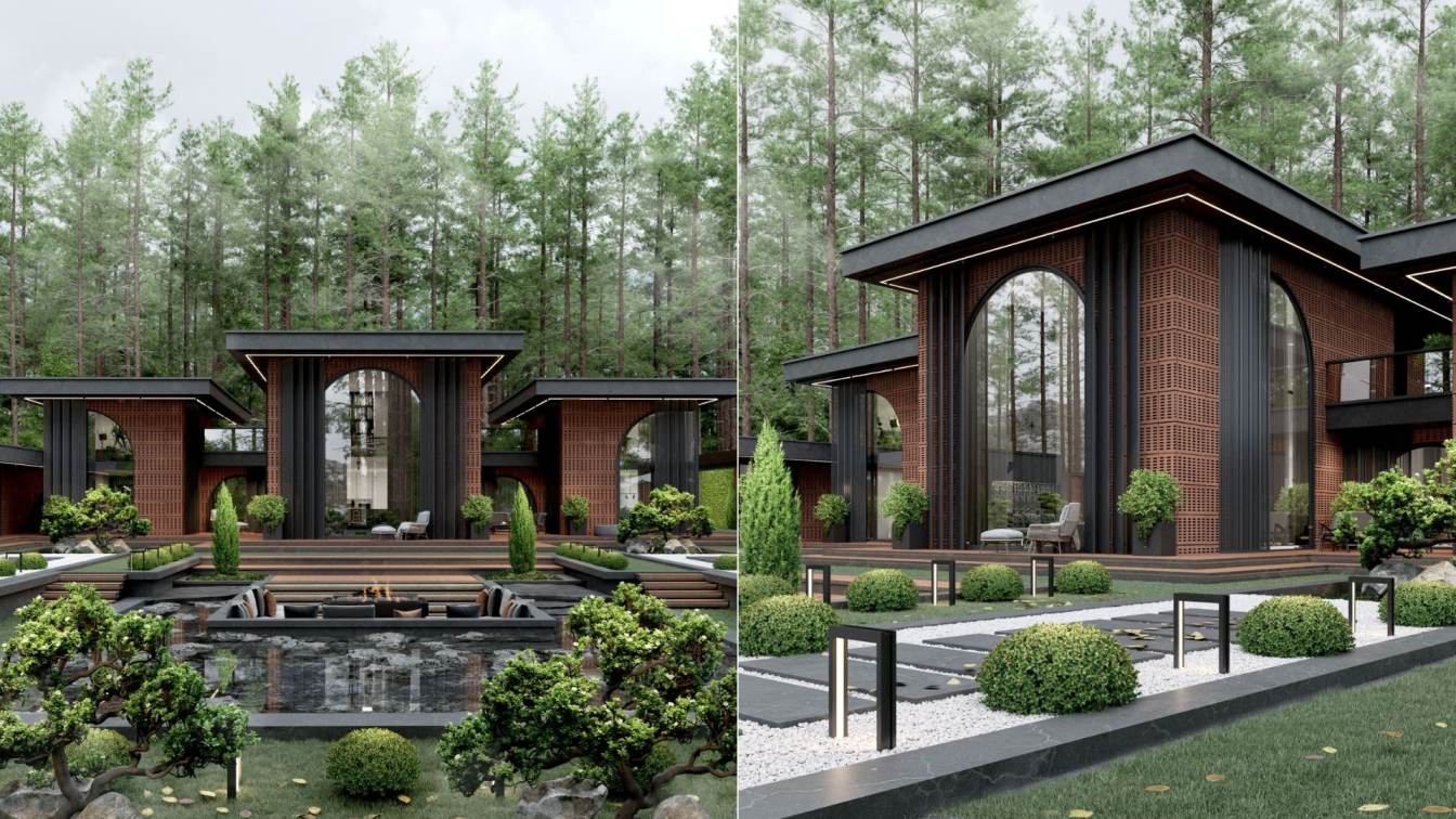 红砖别墅丨伊朗丨UFO Studio-0