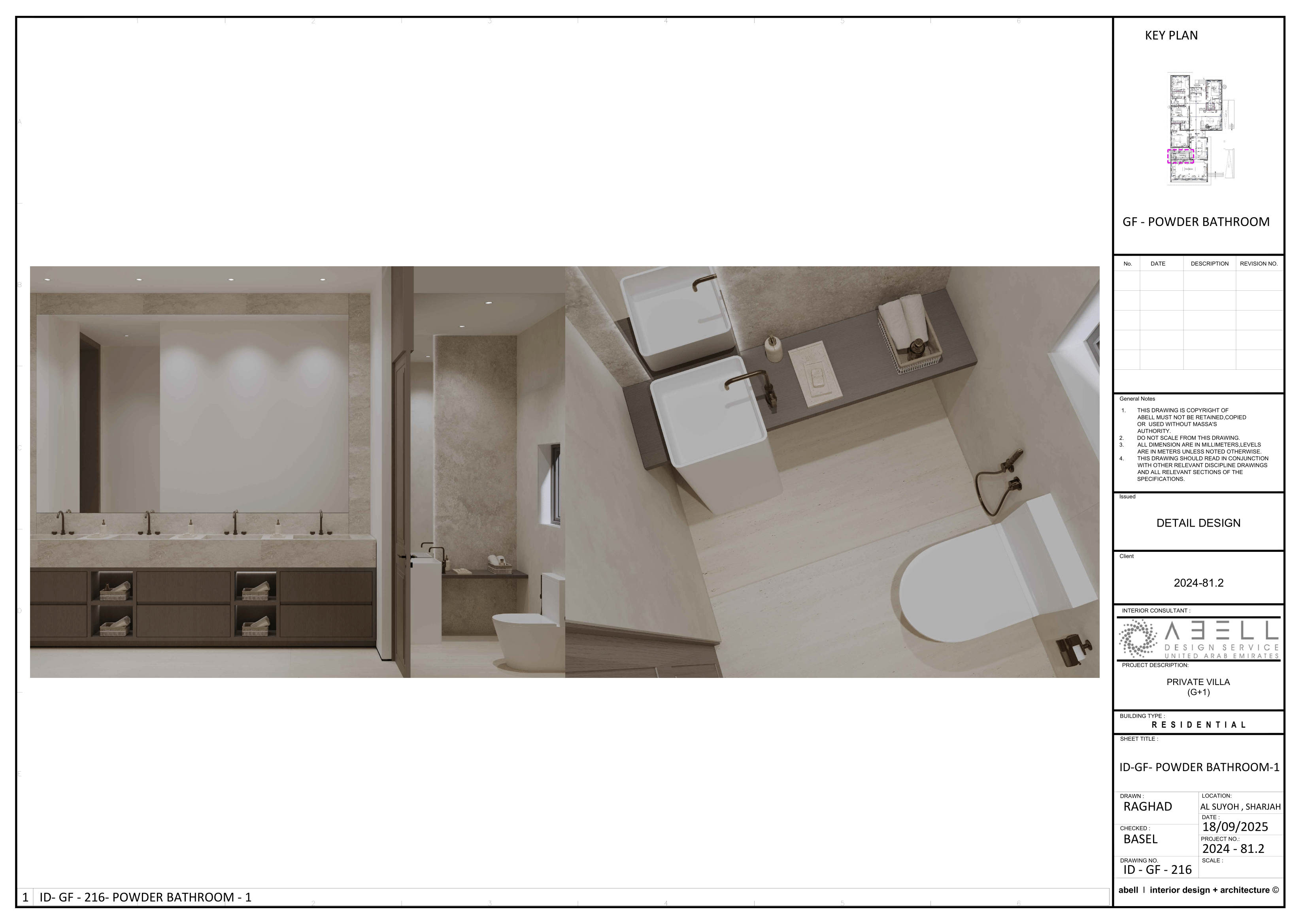 Residential Villa - Interior Design Work Drawings-0
