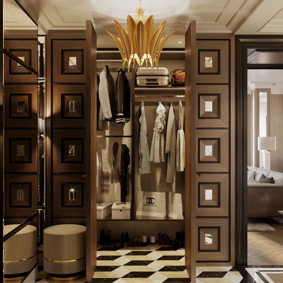 俄罗斯莫斯科 192·4㎡私人豪宅设计丨Julia Design-34