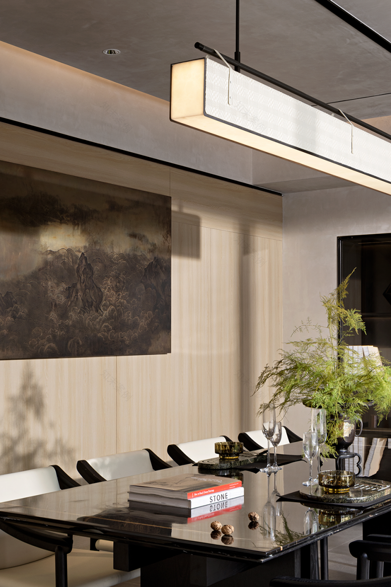 中式浪漫 · 500 平联排别墅的禅意设计-24