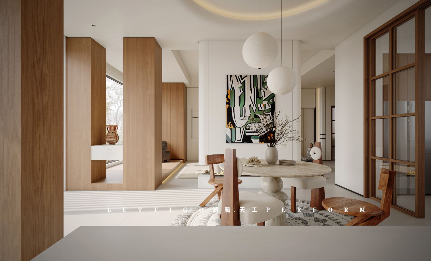 朴实无华的简约原木奶油风格，清浅而纯粹的居心之所-3