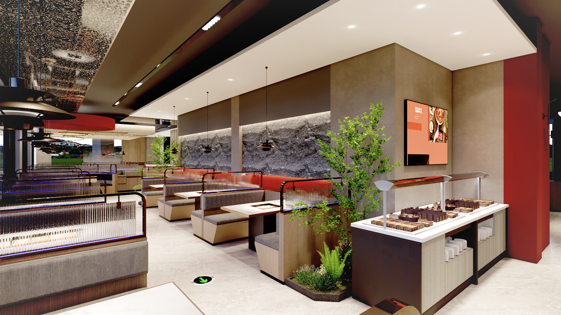 重庆德庄火锅丨中国安徽丨FZ 建筑空间·准线设计-15