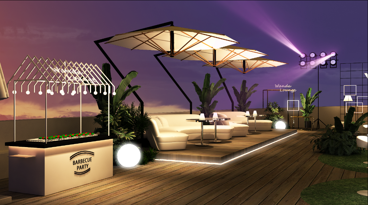 天台花园设计 ROOFTOP LOUNGE-1