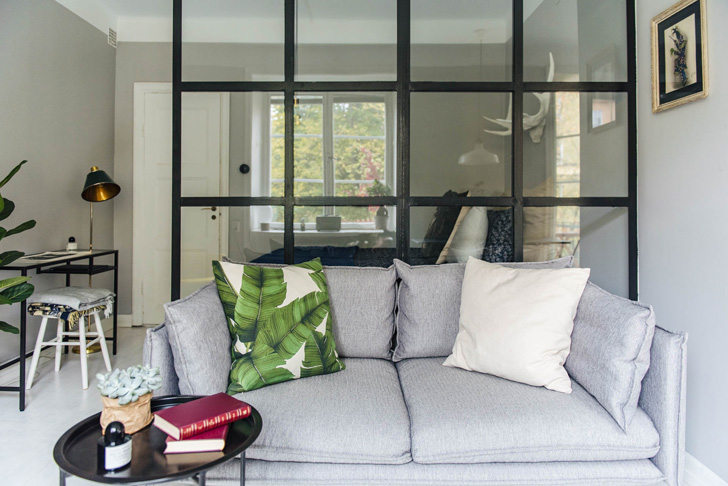 斯德哥尔摩 38 平米智能玻璃墙公寓 | 小空间大魅力-1