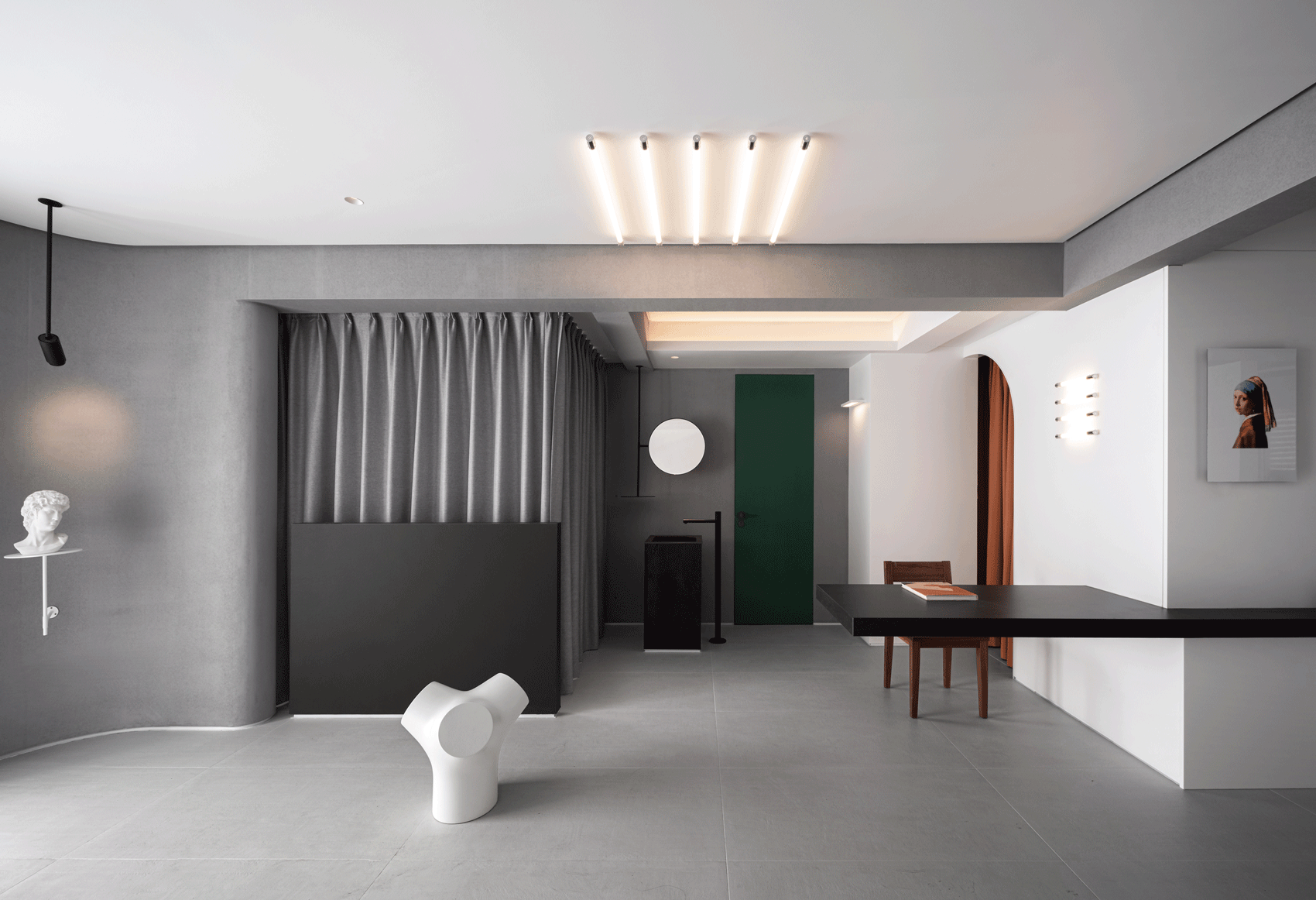 两室一厅的“美术馆”丨中国上海丨朴居设计研究室（PUJU）-23