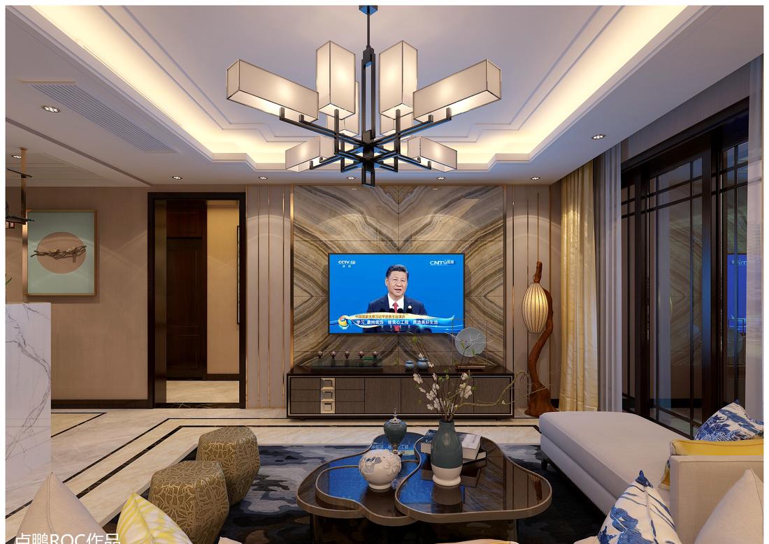 济南卢鹏设计,ROC LU 打造的新中式奢华经典之作-10
