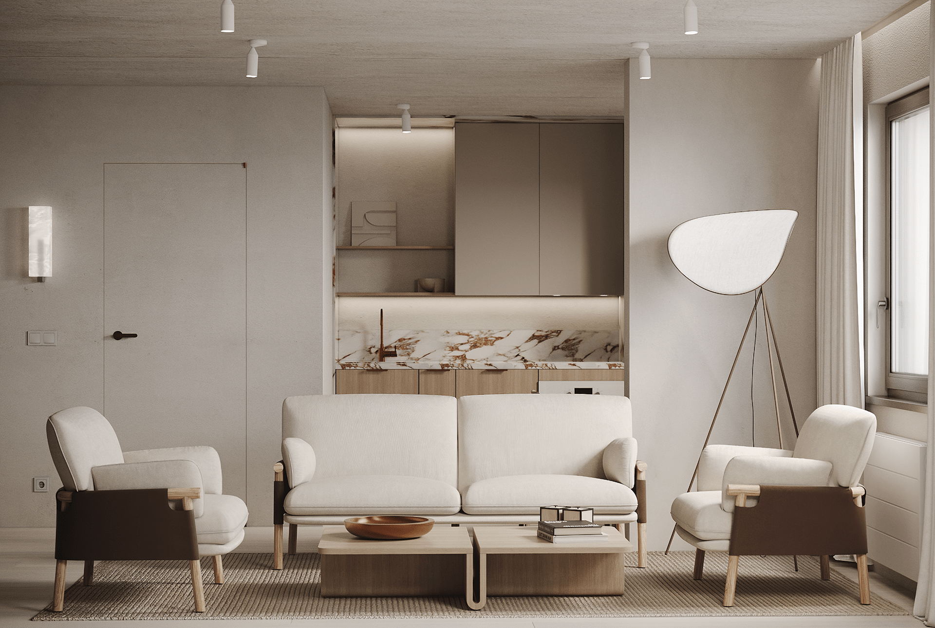 57㎡小空间公寓设计 超高级-2