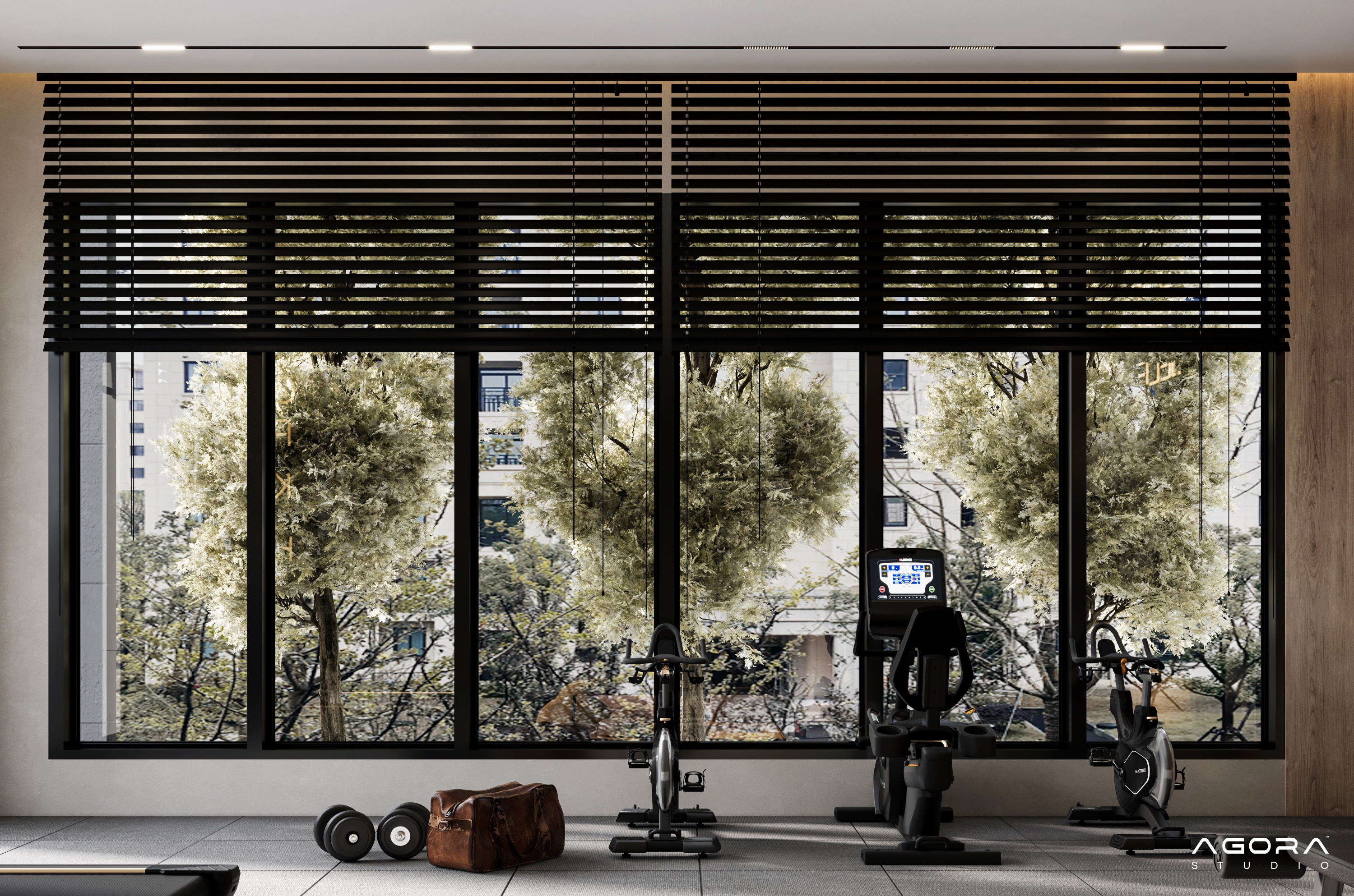 签名健身 现代男士健身房丨沙特阿拉伯-8