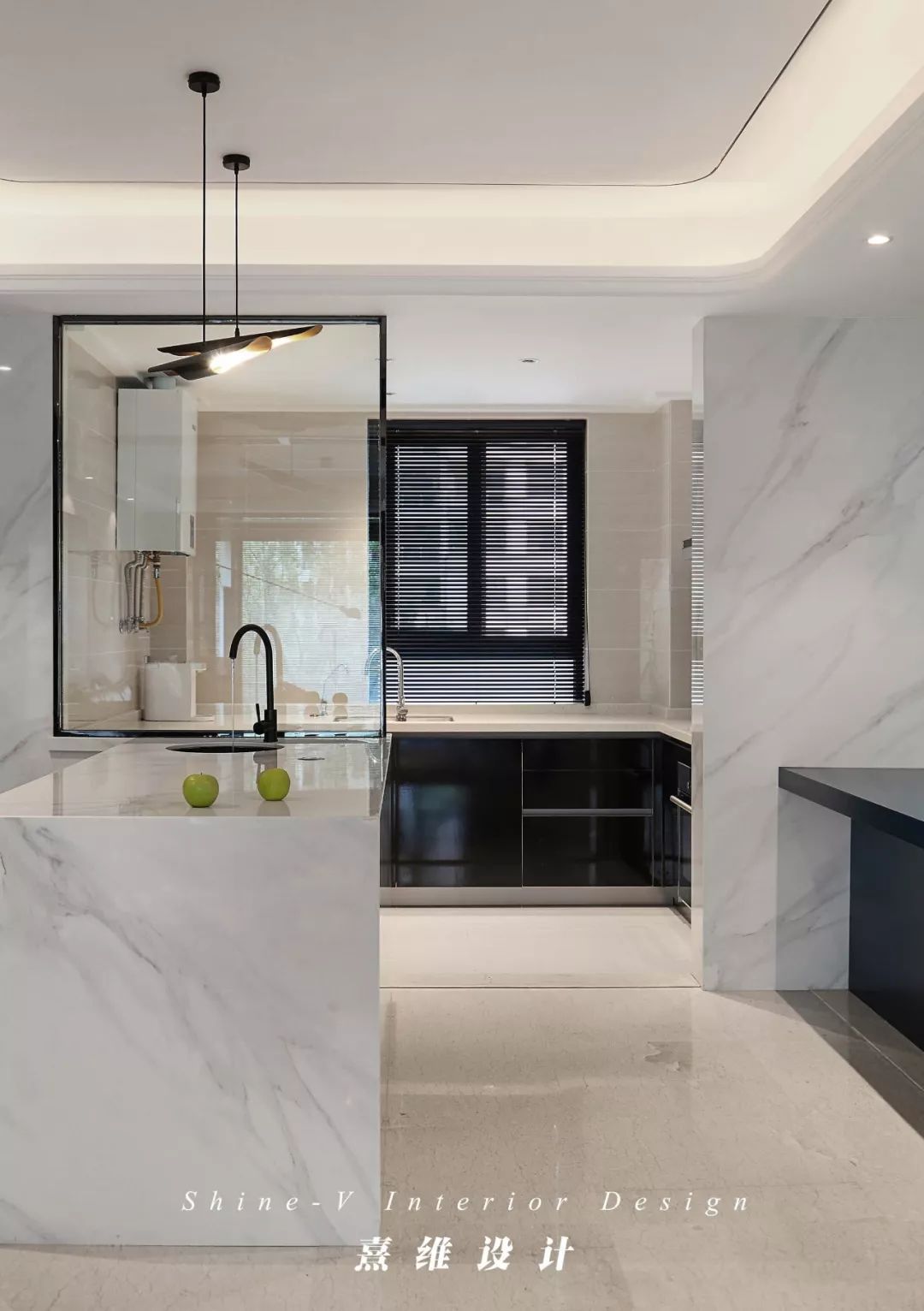 《溯洄》精装房改造 | 黑白灰的现代简约之家-68