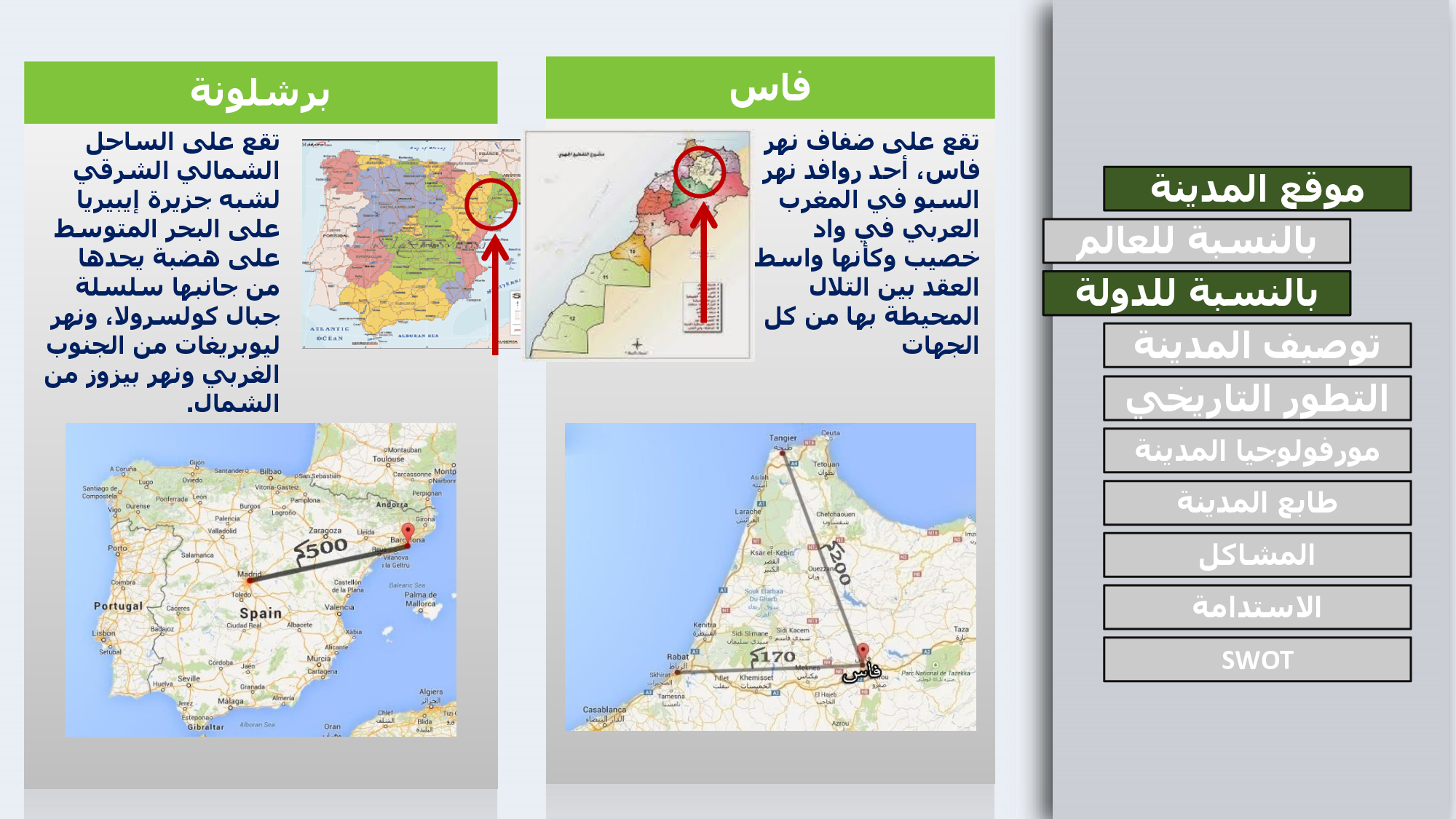 COMPARING THE URBAN DEVLOPMENT BETWEEN BACELONA AND FEZ-2