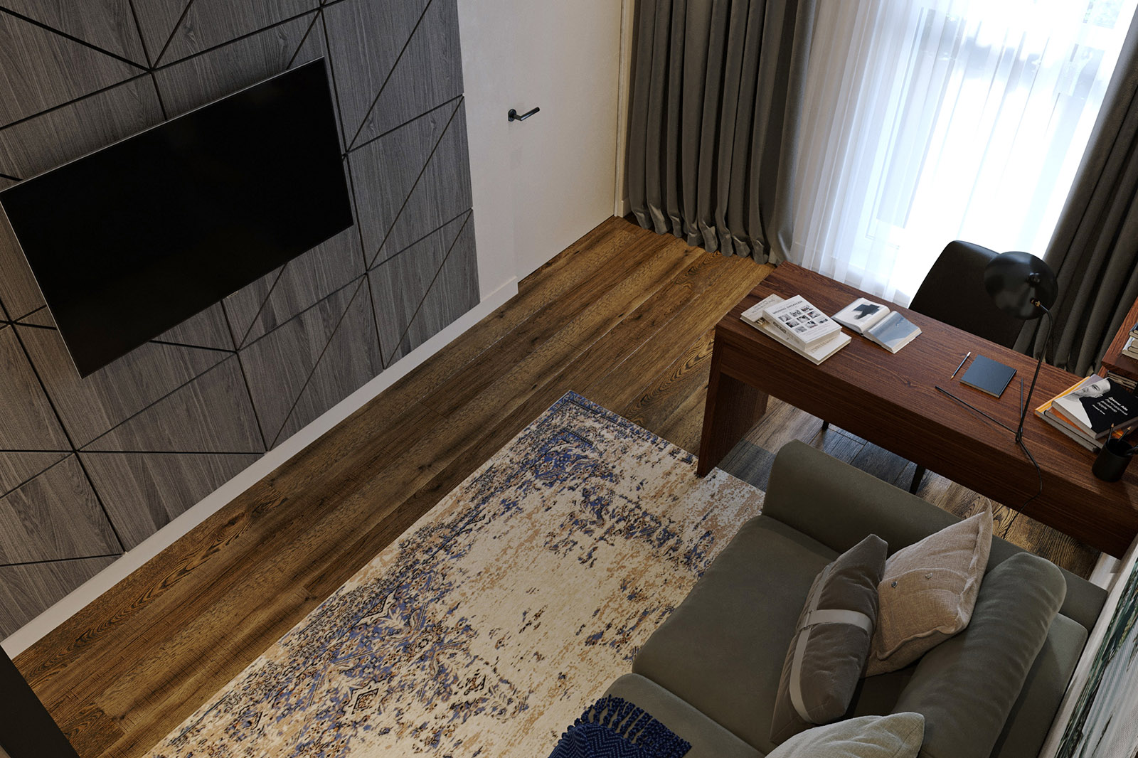 ЖК Резиденция композиторов 88м²公寓设计丨Бюро ARXY-19