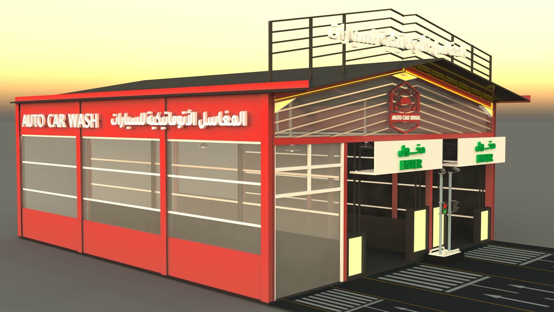 自动汽车清洗丨沙特阿拉伯利雅得-6