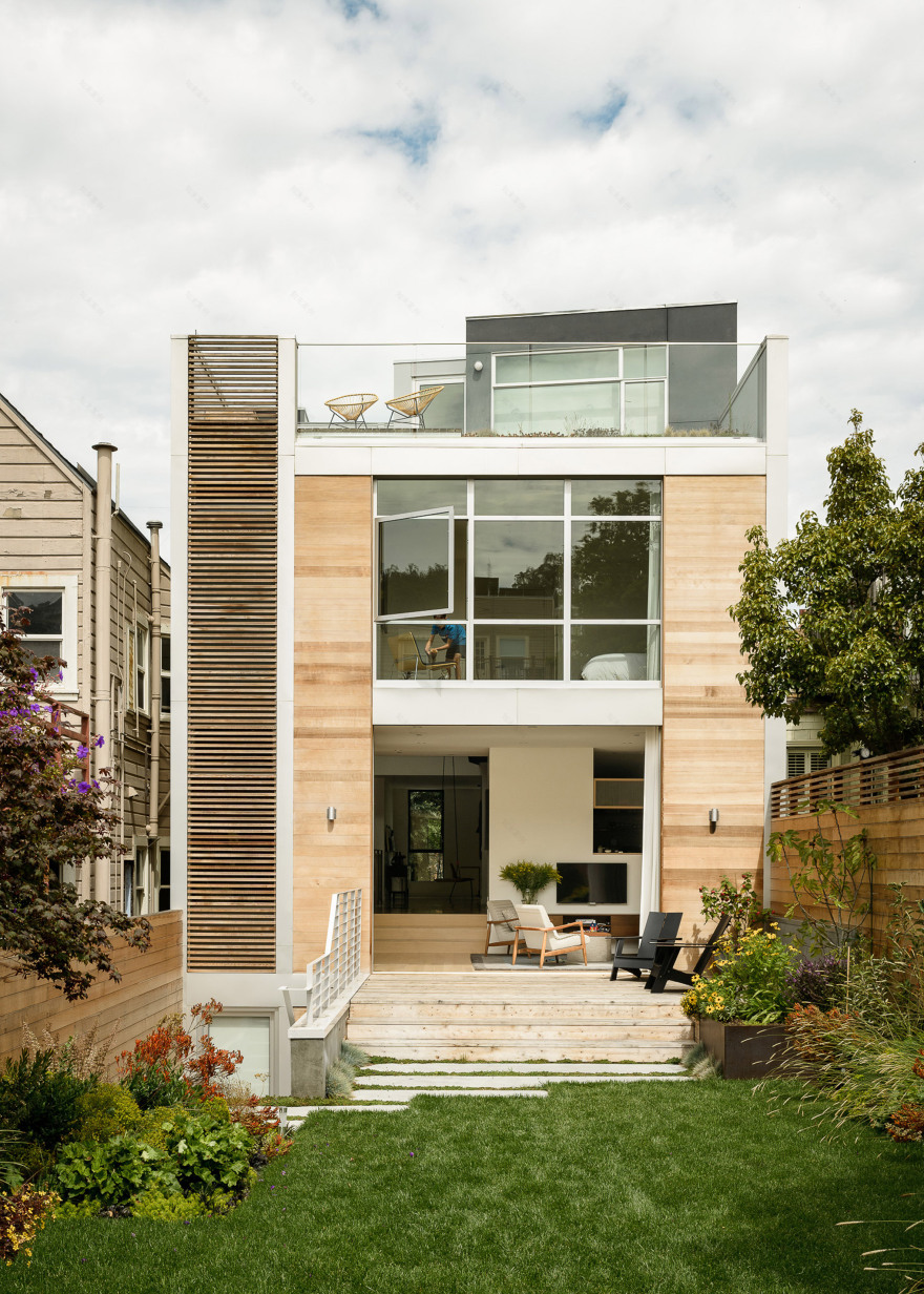 Feldman designs San Francisco home with roof garden and indoor swing-19