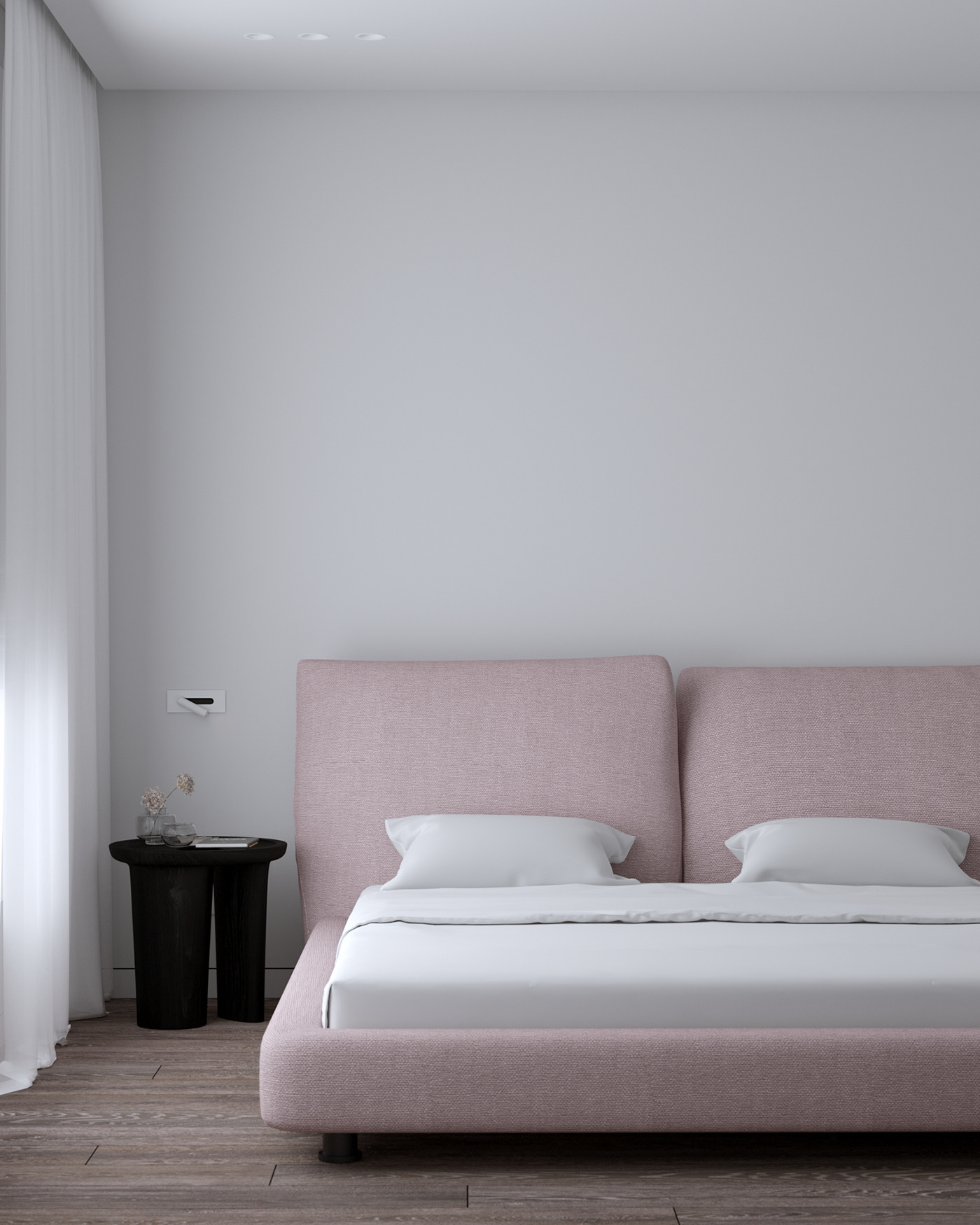 60㎡小空间公寓设计 邂逅轻柔质感，至臻至美的-13