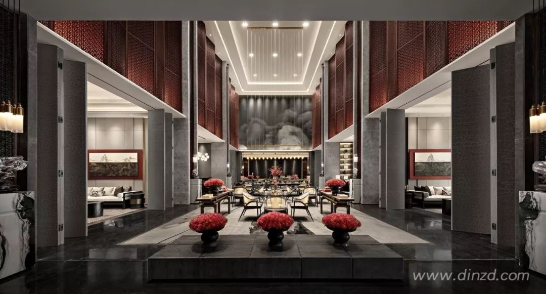 天津津门大院售楼处 | 古韵墨色与现代材质的完美融合-16