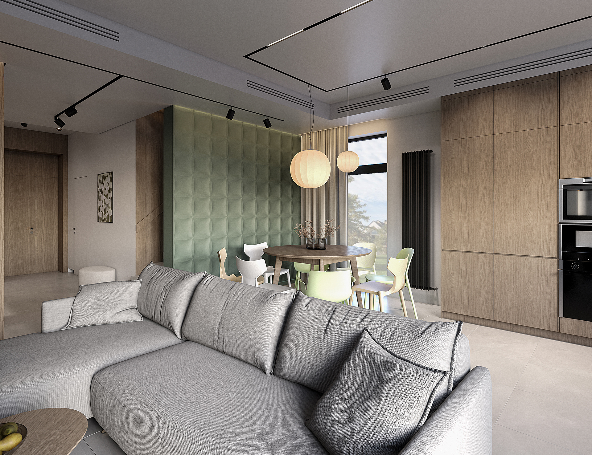 Friday Club 160平房屋可视化设计-3