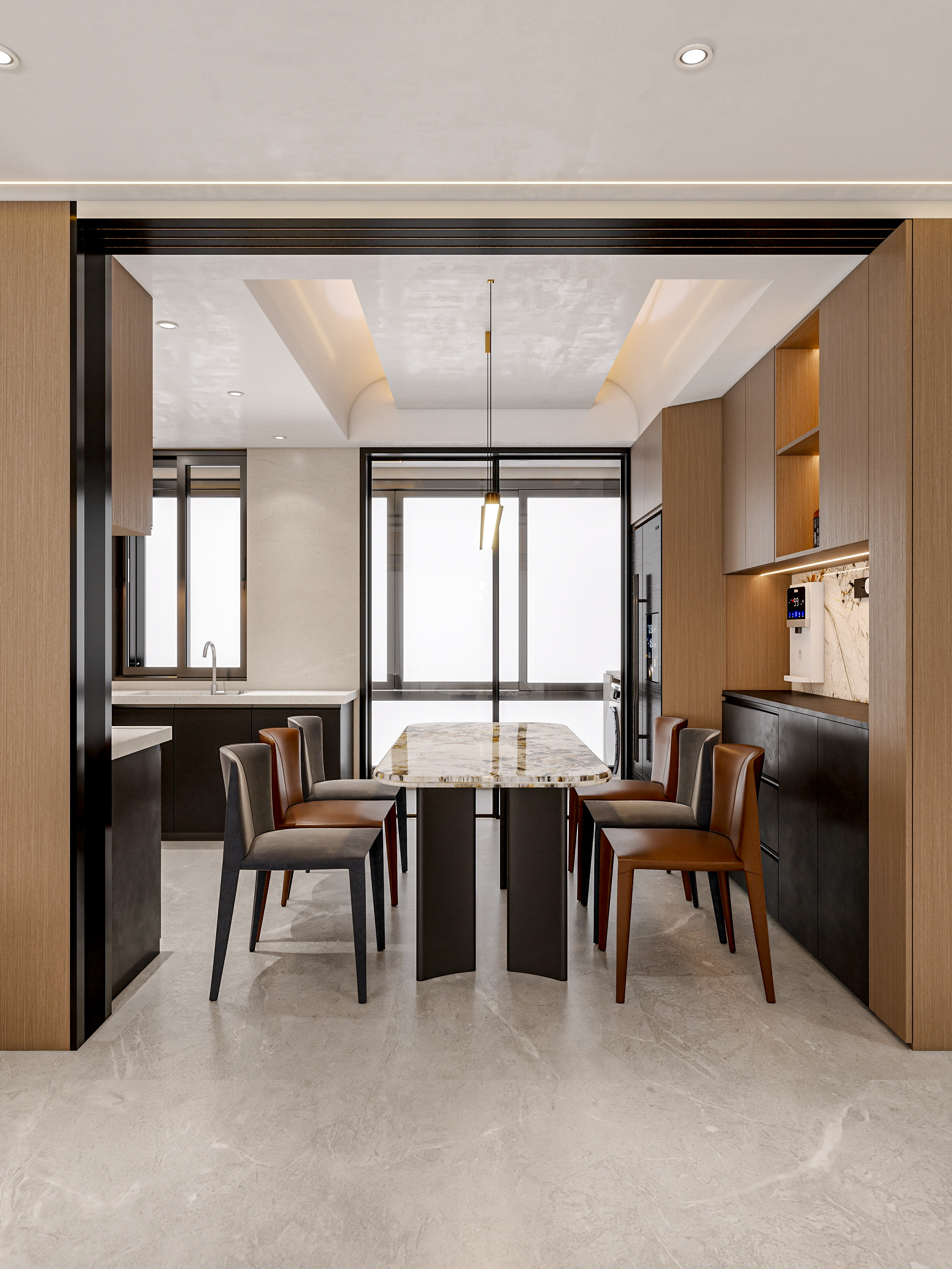 四川成都锦熙华庭鹭湾一号（138平方意式极简三居室）-21